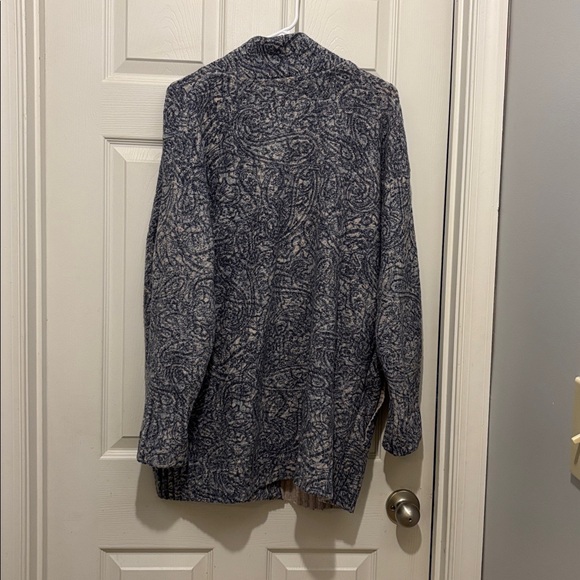 Pure Jill Tranquility Fleece Jacket  Long Sleeve Paisley Pockets - Picture 4 of 4